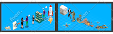 provide detailed and creative isometric illustration services for your business