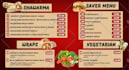 design unique food flyer, poster and restaurant menu