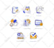 design unique, custom hand drawn icon set