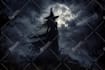 custom gothic feminine artwork, witchy decor