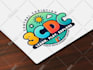 design daycare childcare babyshop school and kids logo