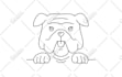 design a simple monoline illustration