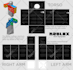 give you 25 to 100 premade roblox clothing any style