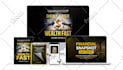 design digital product bundle mockup, digital product 3d ecover bundle