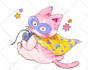 create cute illustration, clip arts, and sticker for you