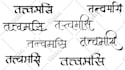 give you 3 calligraphies in sanskrit fonts, you choose the word