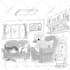 draw new yorker style single panel cartoon
