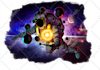 create high quality outer space astronaut illustration