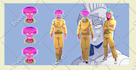 draw character sheet design or reference sheet for you