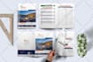 design product catalog, sell sheet, price list, magazine layout
