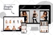 do shopify store design, redesign and dropshipping website