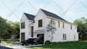 do architectural 3d rendering, exterior 3d modeling house, home