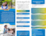 design flyer and brochure for home care business