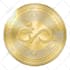 design realistic 2d, 3d cryptocurrency coin, bitcoin, blockchain, nft logo
