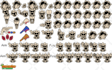 create underevent quality undertale battle sprites for you