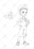 draw expressive cartoon style illustrations for childrens books
