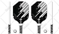 create modern unique custom pickleball paddles designs