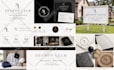 do modern minimalist luxury letter monogram logo for fashion, real estate brands