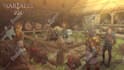make illustration in fantasy and medieval style