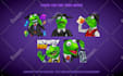 make amazing custom emotes or sub badges for kick twitch