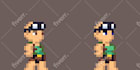draw your characters in pixel art