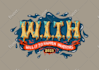 create a hand lettering typography custom font