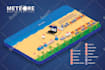 do isometric event map vector 3d festival maps illustrations