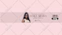 make unique aesthetic youtube intro outro banner