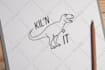 design a hand drawn continuous one line art logo