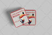 design a beverage beer coaster for your business