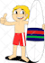 draw a character full body like a 30s cartoon or cuphead