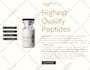build fda compliant research peptide website with processor