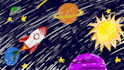 make a professionally made background cartoon illustration