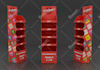 design creative 3d product display gondola and counter top