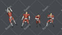 sculpt and model 3d character for game and 3d printing