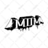 create graffiti art name with character or logo brand