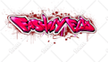 create your name in a graffiti style