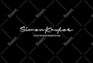 create modern custom signature, handwritten,scripted,cursive logo design