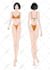 design your swimwear include flat drawing