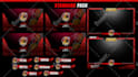 create professional twitch logo, overlays and screens