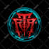 design deathmetal, metalcore icon symbol and emblem for band