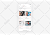 create a creative mobile app UX UI design in figma