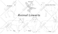create simple flat realistic vector animal illustrations
