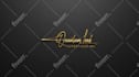 design scripted, handwritten or signature logo