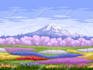 draw pixel art illustration or background