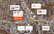 design and redesign retail trade aerial map for offering memorandum brochure