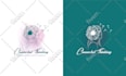 design a unique feminine hand drawn logo with boho line art