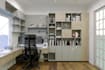 create office workspace, coworking open space and home office 3d interior design