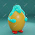 model simple 3d character from 2d to 3d in blender
