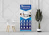 design a rollup banner, retractable banner for your business